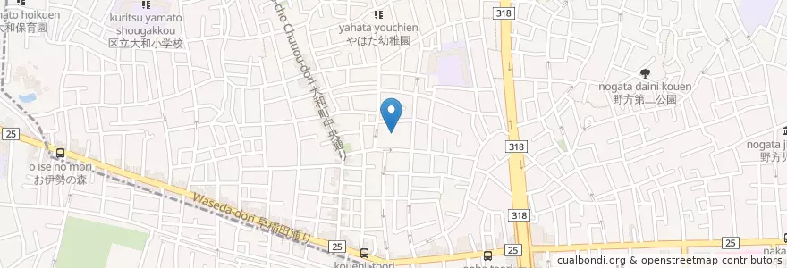 Mapa de ubicacion de 大和東保育園 en 日本, 东京都/東京都, 杉並区.