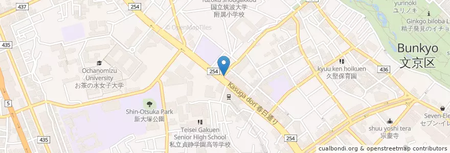 Mapa de ubicacion de 大塚警察署 茗荷谷駅前交番 en 日本, 东京都/東京都, 文京区.