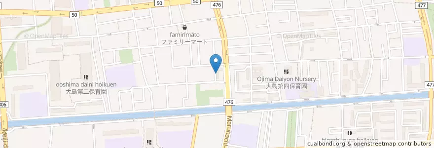Mapa de ubicacion de Ojima Kindergarten en Japan, Tokyo, Koto.