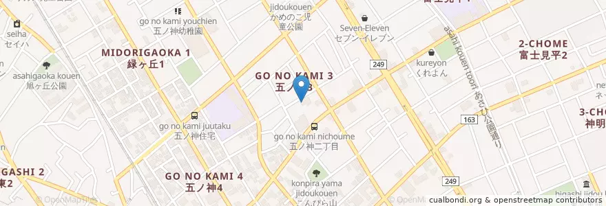 Mapa de ubicacion de 太陽の子保育園 en 日本, 東京都, 羽村市.