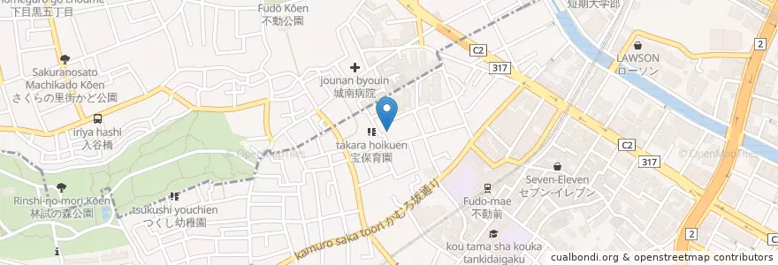 Mapa de ubicacion de 宝保育園 en Japan, Tokyo, Shinagawa.
