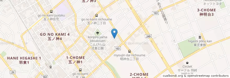 Mapa de ubicacion de 富士みのり保育園 en اليابان, 東京都, 羽村市.