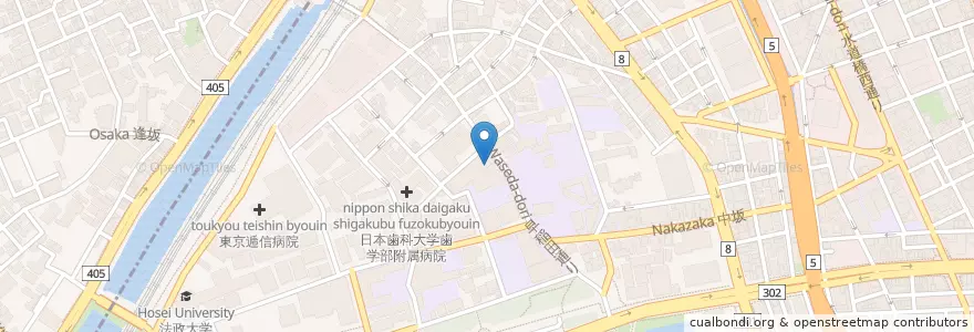 Mapa de ubicacion de ふじみこども園 en Japón, Tokio, Chiyoda.