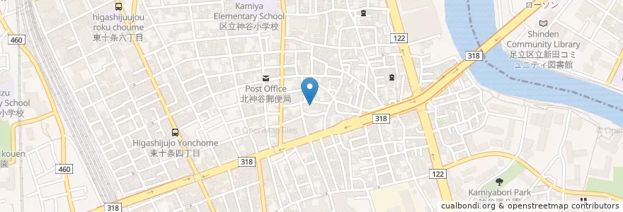 Mapa de ubicacion de 富士見幼稚園 en 日本, 东京都/東京都, 北区.