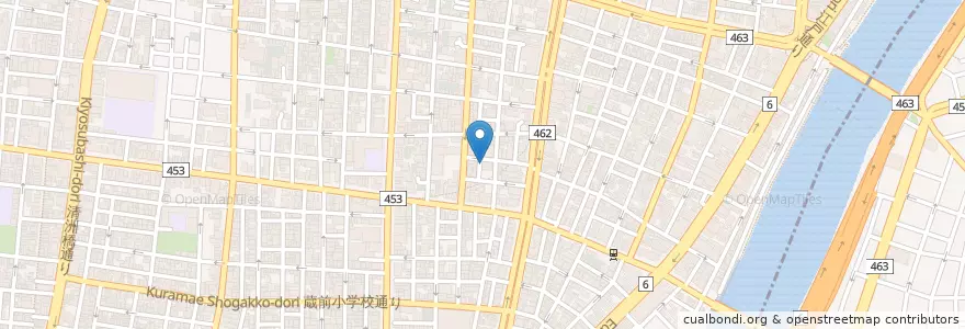 Mapa de ubicacion de 寿保育園 en Jepun, 東京都, 台東区.