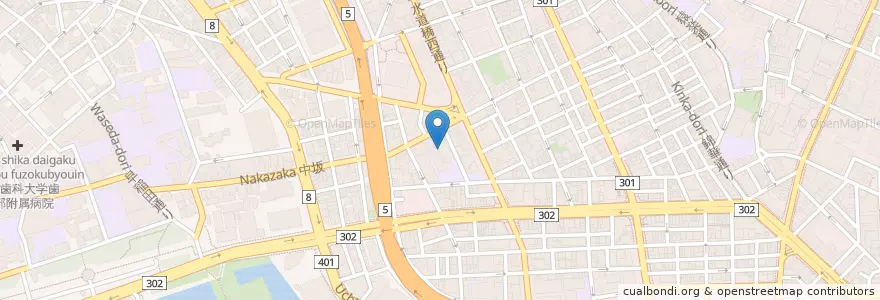 Mapa de ubicacion de 専修大学（法学部） en 日本, 东京都/東京都, 千代田區.