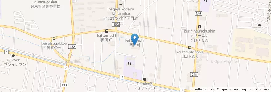 Mapa de ubicacion de 小平若竹幼稚園 en اليابان, 東京都, 小平市.