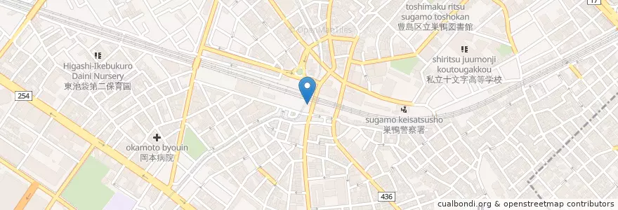 Mapa de ubicacion de 巣鴨警察署 大塚駅前交番 en Japan, Tokio, 豊島区.