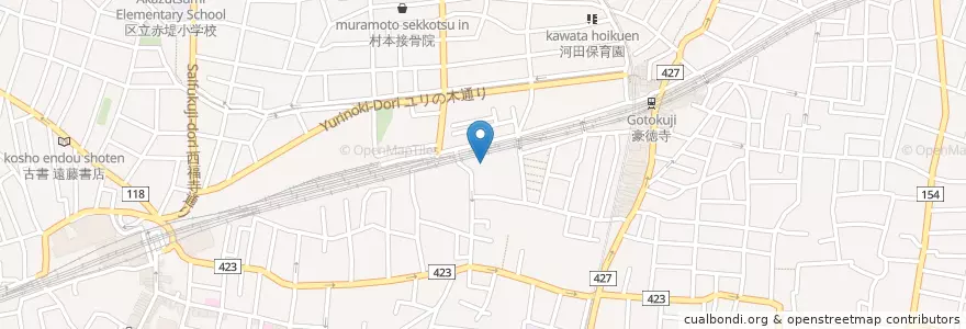 Mapa de ubicacion de 常徳幼稚園 en Япония, Токио, Сэтагая.