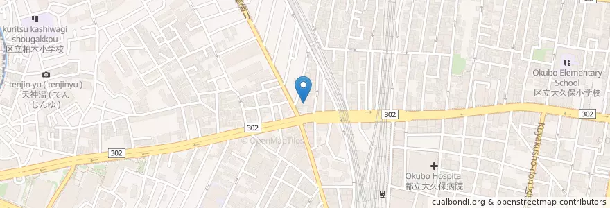 Mapa de ubicacion de 広恵会春山外科病院 en 일본, 도쿄도, 신주쿠.
