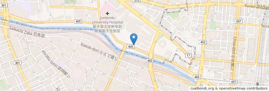 Mapa de ubicacion de Ochanomizu Post Office en Japan, Tokyo, Chiyoda.