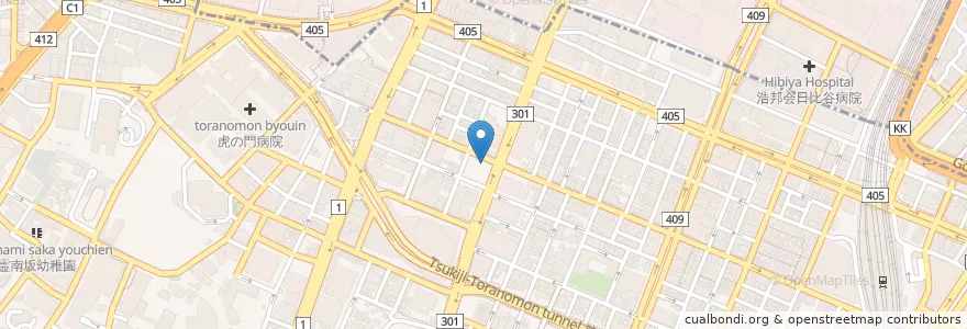 Mapa de ubicacion de 愛宕警察署西新橋交番 en 日本, 東京都, 港区.