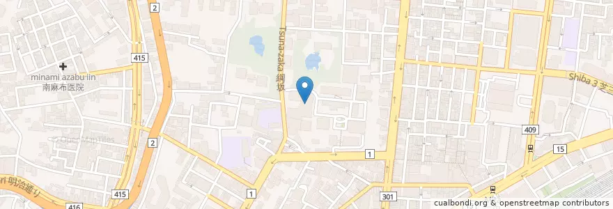 Mapa de ubicacion de 慶應義塾大学（商学部） en Япония, Токио, Минато.