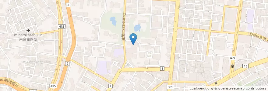 Mapa de ubicacion de 慶應義塾大学（経済学部） en اليابان, 東京都, 港区.