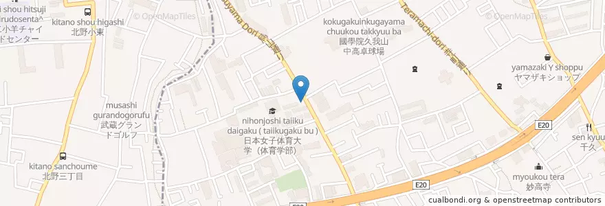 Mapa de ubicacion de 成城警察署北烏山駐在所 en 日本, 东京都/東京都, 世田谷区.