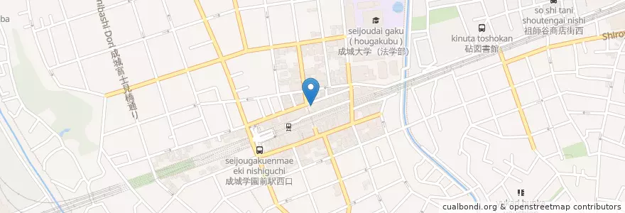 Mapa de ubicacion de 成城警察署成城交番 en Japonya, 東京都, 世田谷区.