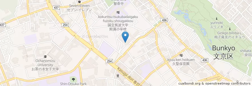 Mapa de ubicacion de 放送大学東京文京学習センター en Japão, Tóquio, 文京区.
