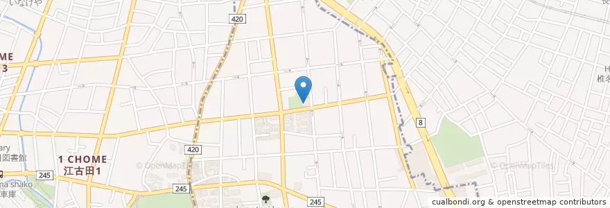Mapa de ubicacion de 新宿区立西落合図書館 en Japón, Tokio, Nakano, Shinjuku.