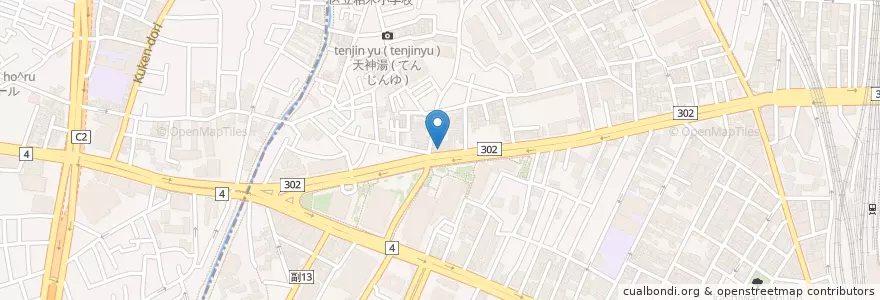 Mapa de ubicacion de 新宿警察署北新宿一丁目交番 en Japan, 東京都.