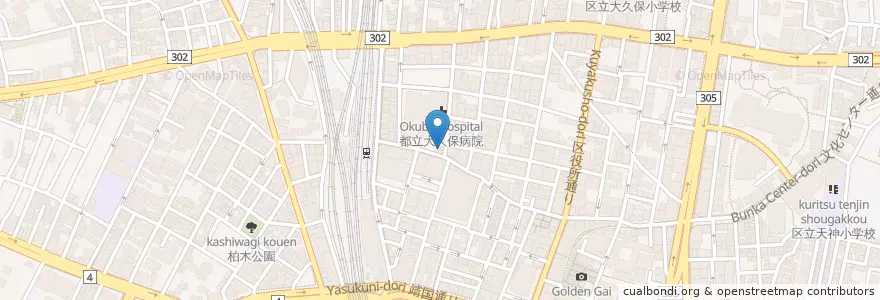 Mapa de ubicacion de 新宿警察署歌舞伎町交番 en Giappone, Tokyo, Shinjuku.