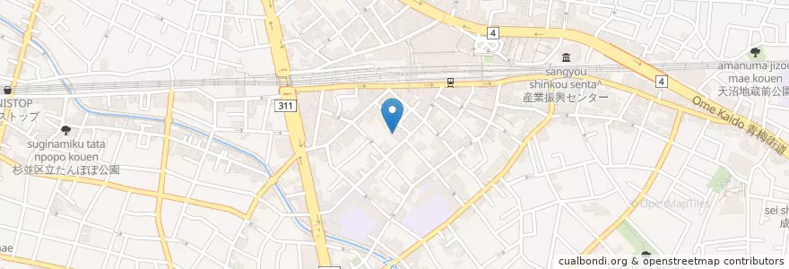 Mapa de ubicacion de 日の丸幼稚園 en Japan, Tokyo, Suginami.