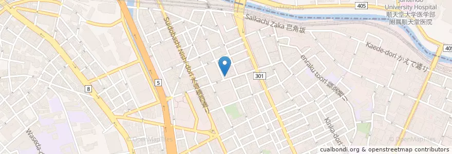 Mapa de ubicacion de 日本大学（その他） en Japonya, 東京都, 千代田区.