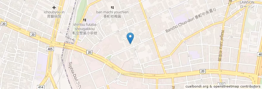Mapa de ubicacion de 日本教育大学院大学 en Japan, Tokyo, Chiyoda.