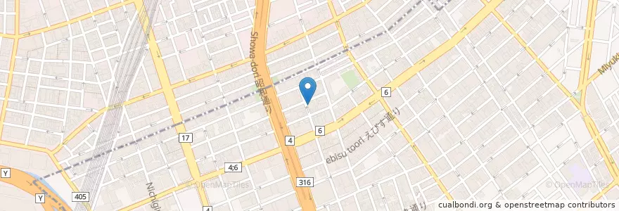 Mapa de ubicacion de 日本橋本町郵便局 en 日本, 東京都, 千代田区, 中央区.