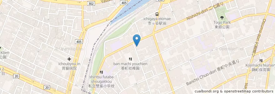 Mapa de ubicacion de 日本自転車振興会 en Japon, Tokyo.