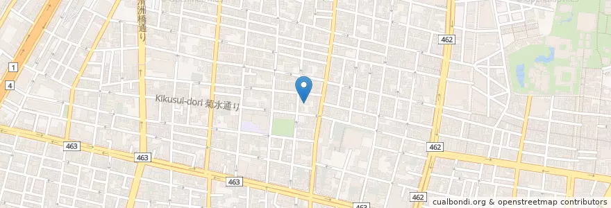 Mapa de ubicacion de 明和学園幼稚園 en Japón, Tokio, Taito.