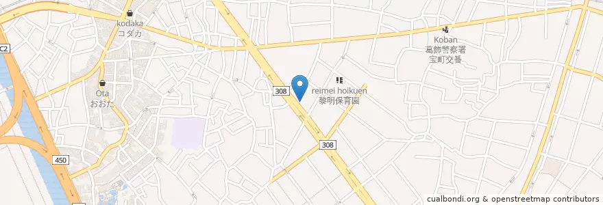 Mapa de ubicacion de イムスリハビリテーションセンター東京葛飾病院 en Япония, Токио, Кацусика.