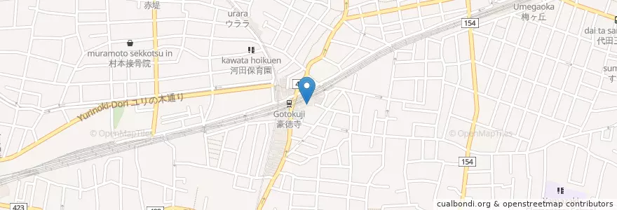 Mapa de ubicacion de 春明保育園 en Japão, Tóquio, 世田谷区.