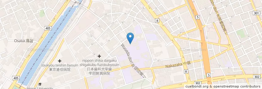 Mapa de ubicacion de 暁星幼稚園 en Jepun, 東京都, 千代田区.