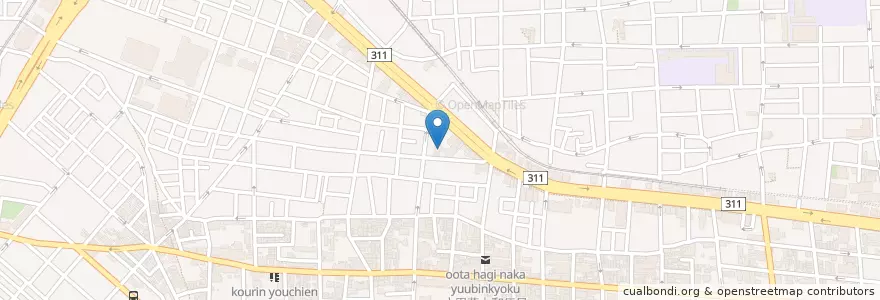 Mapa de ubicacion de 有仁会糀谷病院 en Japonya, 東京都, 大田区.