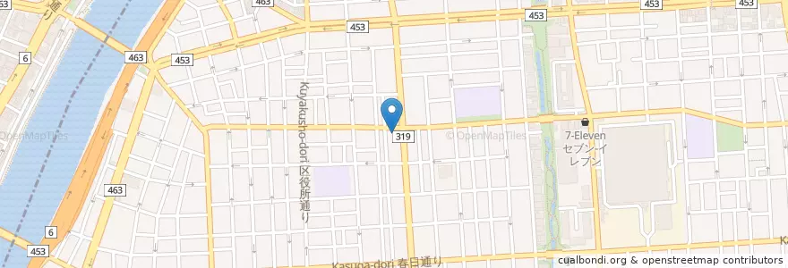 Mapa de ubicacion de 本所消防署東駒形出張所 en 일본, 도쿄도, 墨田区.