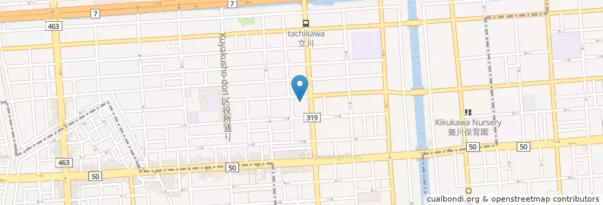Mapa de ubicacion de 本所警察署菊川二丁目交番 en Japan, Tokyo, Koto, Sumida.