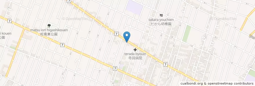 Mapa de ubicacion de 杉並宮前五郵便局 en Giappone, Tokyo, 杉並区.
