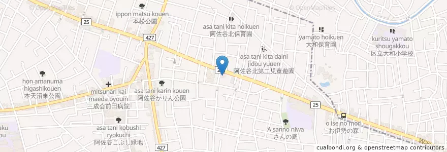 Mapa de ubicacion de 杉並消防署阿佐ヶ谷出張所 en Japan, Tokio, 杉並区.