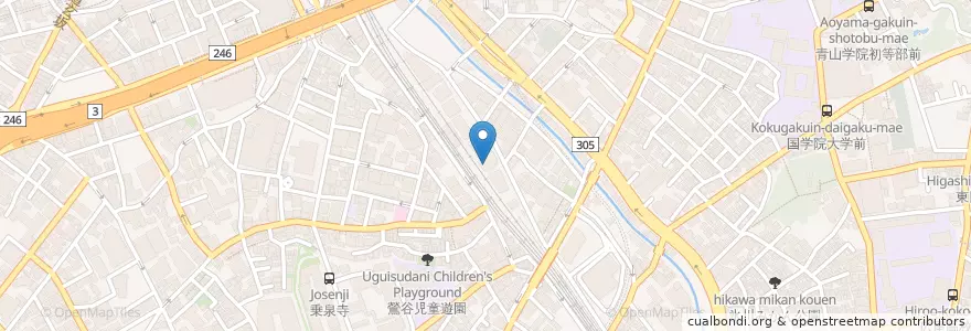 Mapa de ubicacion de 東京中小企業投資育成株式会社 en Jepun, 東京都, 渋谷区.