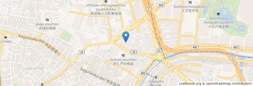 Mapa de ubicacion de 独立行政法人 地域医療機能推進機構 東京新宿メディカルセンター en 日本, 東京都.