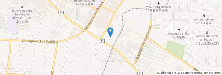Mapa de ubicacion de 東京慈恵会医科大学（医学部） en Japão, Tóquio, 調布市.