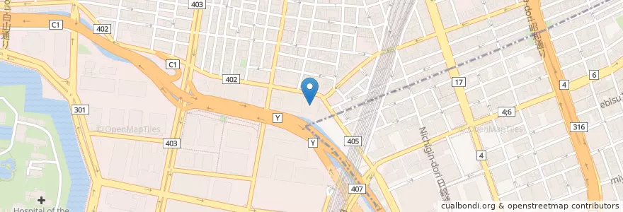 Mapa de ubicacion de 東京都主税局千代田都税事務所 en 日本, 东京都/東京都, 千代田區.