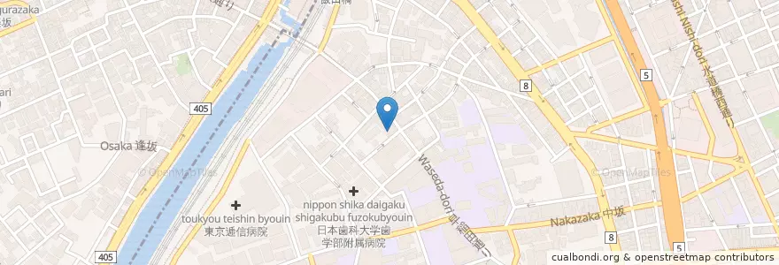 Mapa de ubicacion de 東京都助産婦会館八千代保育園 en Jepun, 東京都, 千代田区.