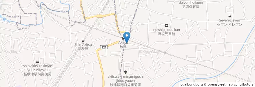 Mapa de ubicacion de 東村山警察署秋津駅前交番 en 日本, 東京都.