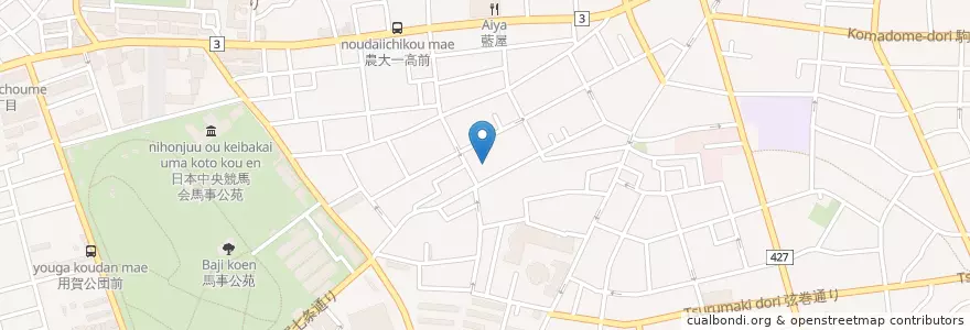 Mapa de ubicacion de 松丘幼稚園 en Japón, Tokio, Setagaya.