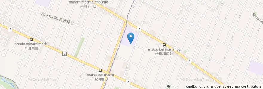 Mapa de ubicacion de 松庵児童館 en Jepun, 東京都, 杉並区.
