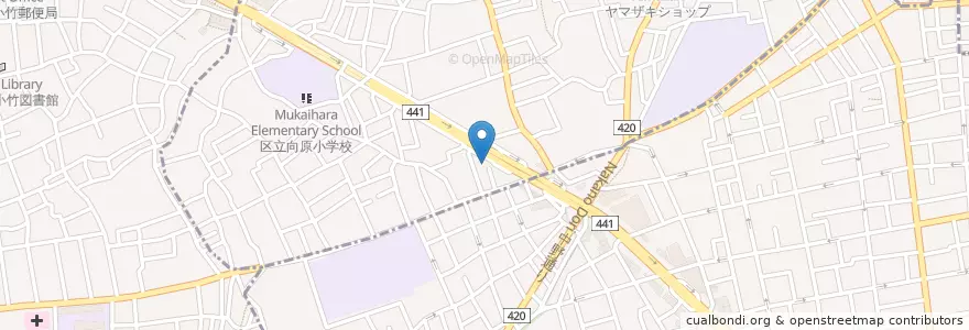 Mapa de ubicacion de 板橋警察署 向原地域安全センター en Jepun, 東京都.
