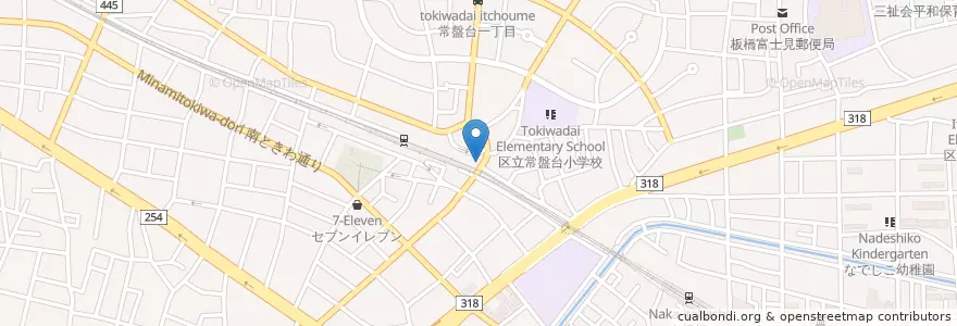 Mapa de ubicacion de Koban en Japan, Tokyo, Itabashi.