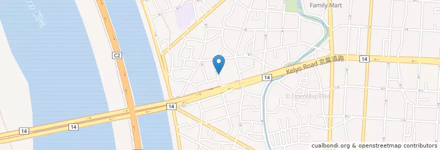 Mapa de ubicacion de 江戸川郵便局 en اليابان, 東京都, 江戸川区.