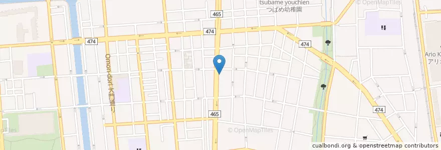 Mapa de ubicacion de 江東千田郵便局 en ژاپن, 東京都, 江東区.
